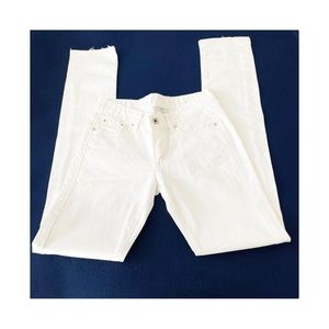 Levi’s 53i Low Skinny White Jeans 2L